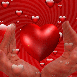 Gif animé coeur qui tourne